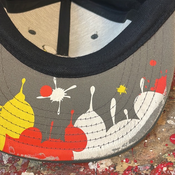 Disney Mickey Mouse Paint Fitted Baseball Hat - Picture 11 of 16